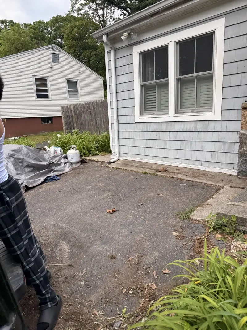 One Call crew on a furniture and appliance removal job at a Fairfield County home